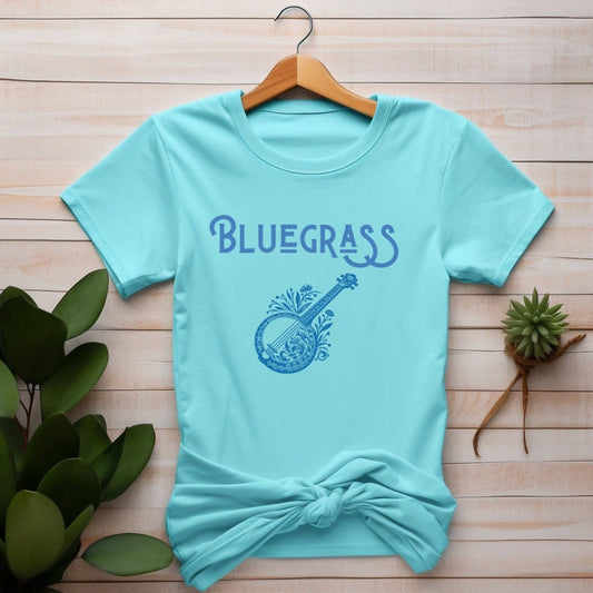 Bluegrass Shirt Banjo Shirt Unique Bluegrass Tee with Eye-Catching Banjo Graphic Gifts for Her