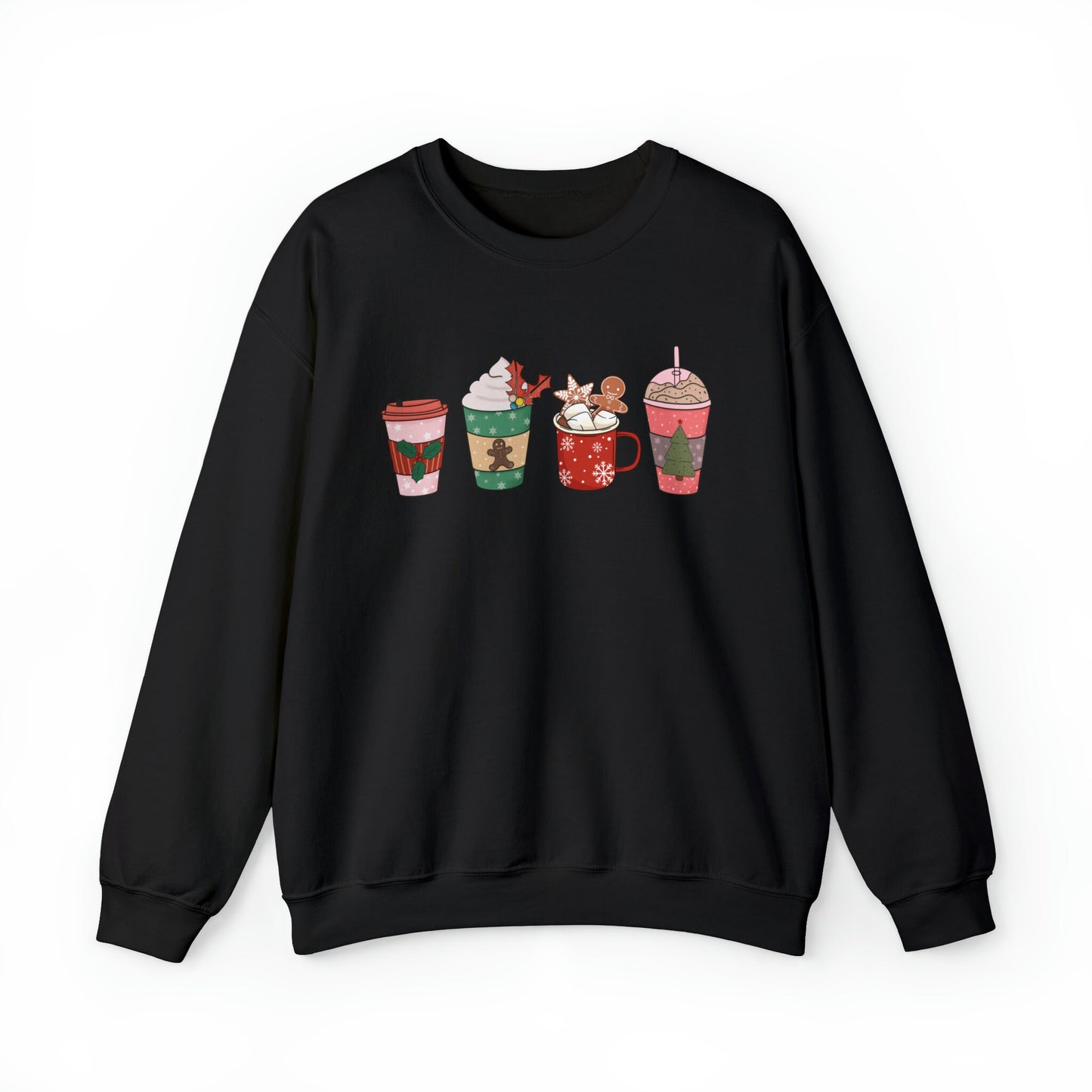 Cute Christmas Coffee Cup Sweatshirt, Christmas Sweatshirt, Cute Christmas Sweatshirt, Holiday Sweatshirt, Christmas Gift, Mom Gift