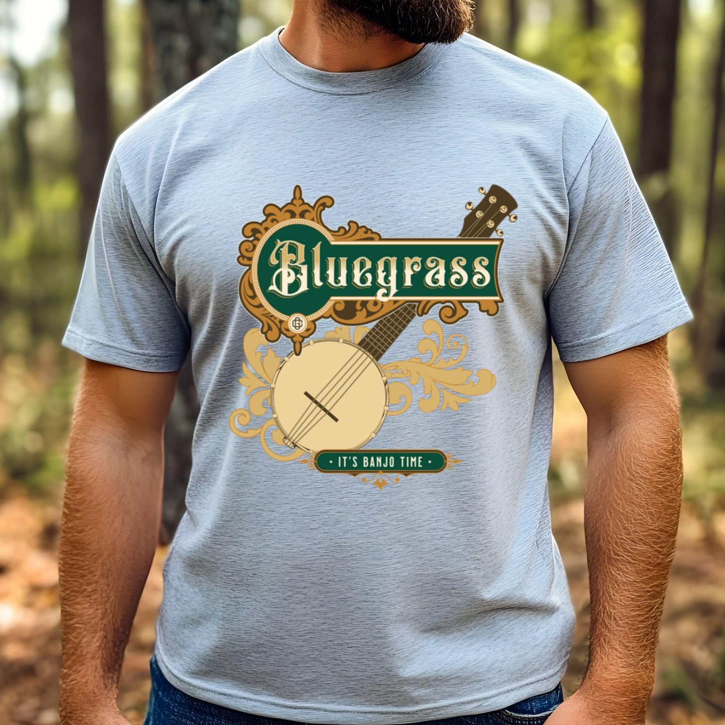 Bluegrass Shirt, Banjo Tshirt, Country Music Shirt, Country Shirt, Southern T-Shirt, Music Shirt, Musician Gifts for Him