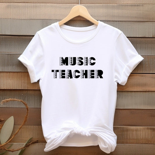 Music Teacher Shirt, Piano Teacher T-Shirt, Teacher Appreciation Gift, Back to School Tee, Musician Gifts