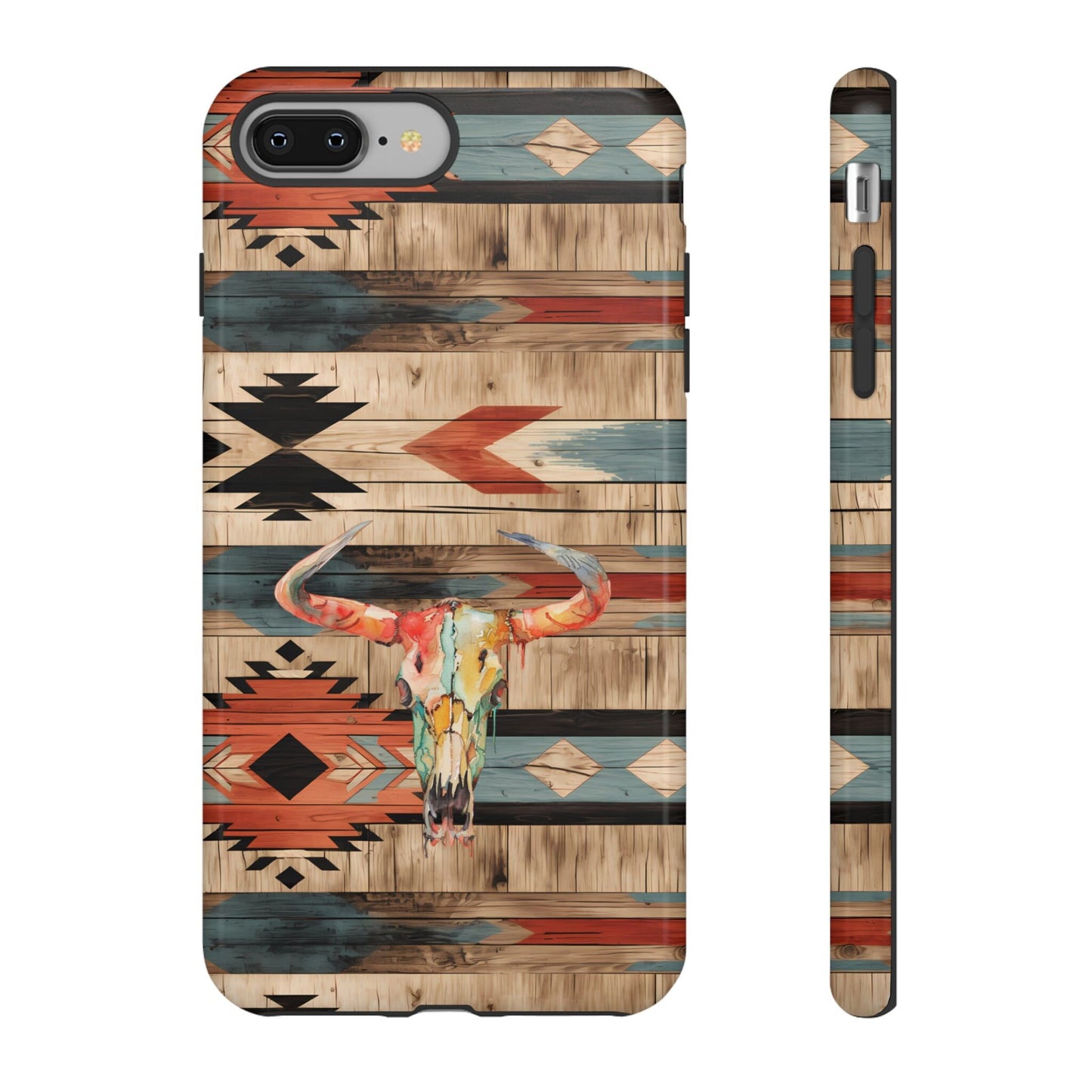 Cowgirl iPhone Case with Cow Skull For iPhone 15 14 13 12 Google Pixel Samsung Country Western Phone Cover