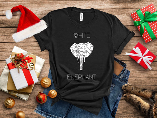 White Elephant Shirt for White Elephant Gift Exchange for Christmas Party Funny Joke Gift