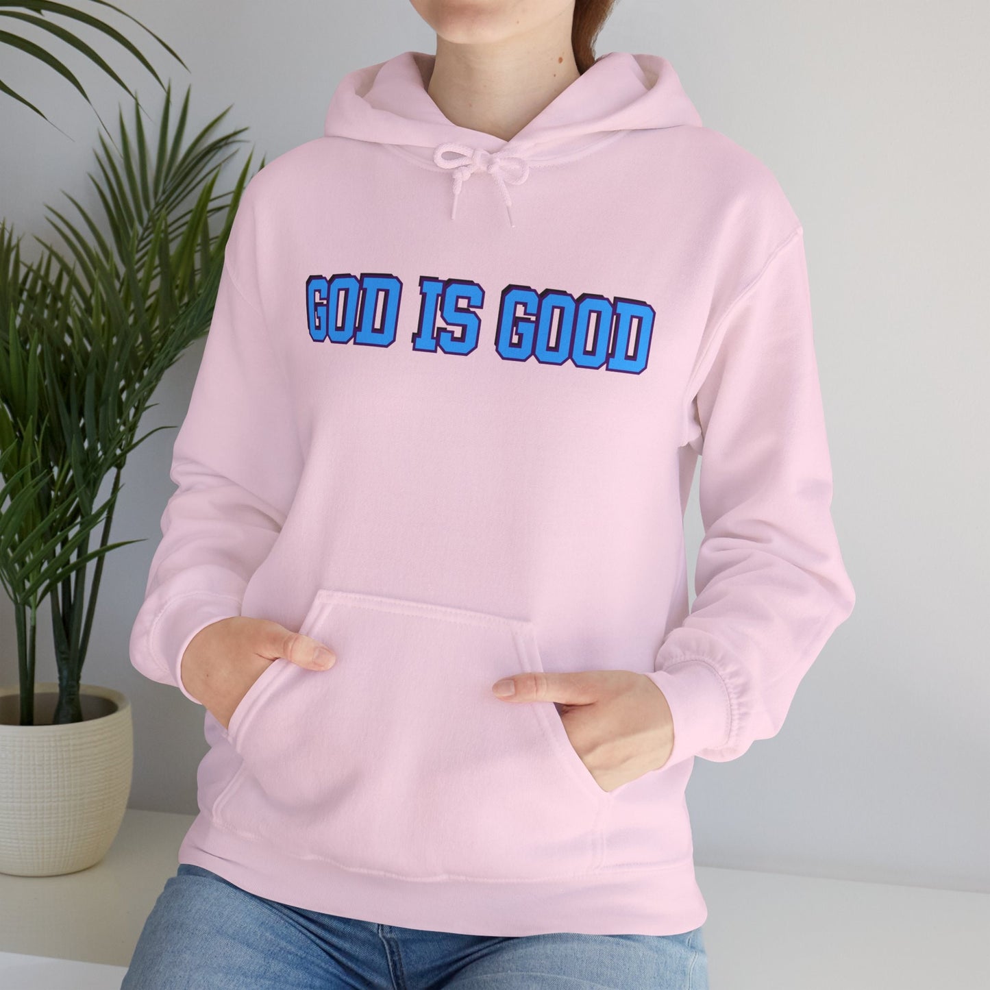 God is Good Hoodie Bible Verse Sweatshirt with Inspirational Quotes Shirt for Gift