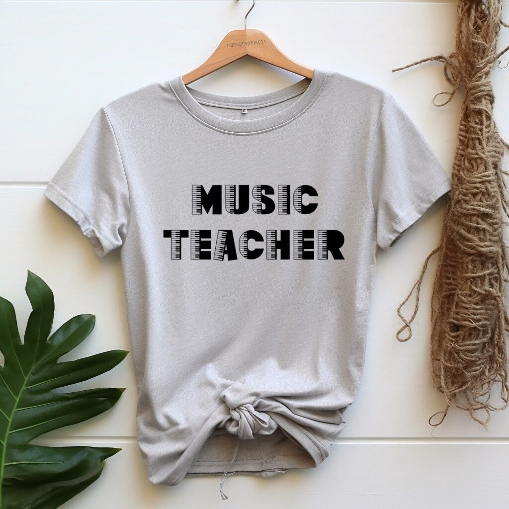 Music Teacher Shirt, Piano Teacher T-Shirt, Teacher Appreciation Gift, Back to School Tee, Musician Gifts