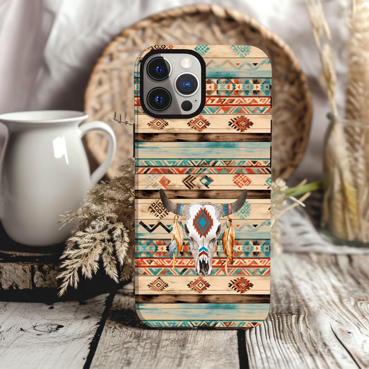 Phone Case, Western Phone Case for iPhone 15 14 13 12 11 Samsung Galaxy Ultra Cover, Boho Cowgirl Cases, Gift for Her, Native American