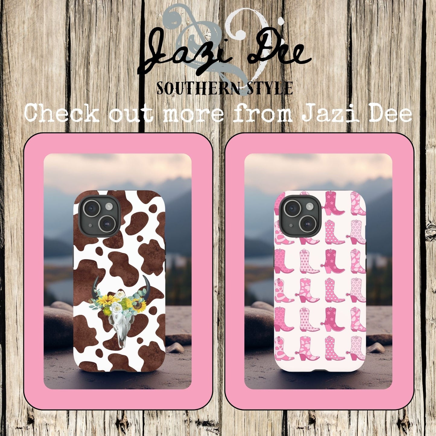 Western Cell Phone Case Country Cowgirl Phone Cover for iPhone 15 14 13 12 11 Samsung Galaxy | Southern Gifts for Her