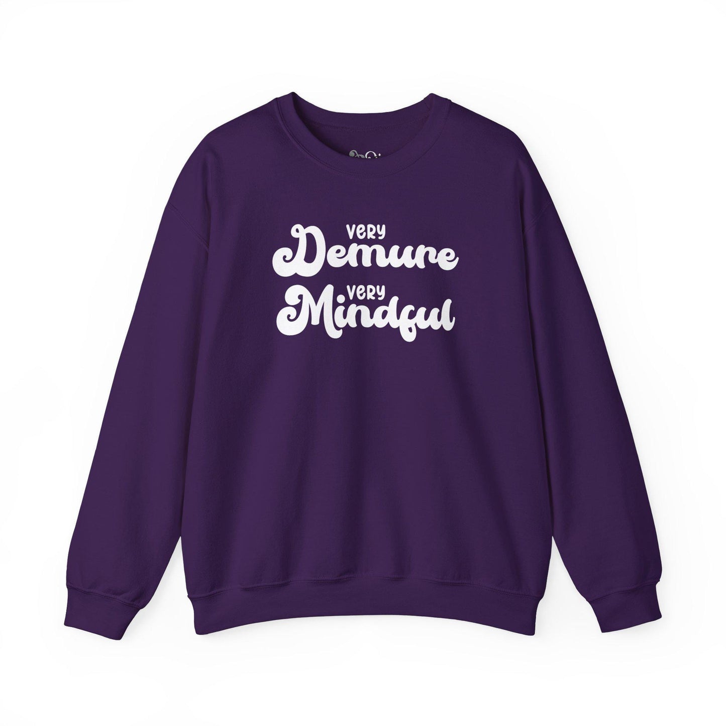 Funny Sweatshirt, Very Demure Very Mindful Shirt, Trendy Meme Hoodie, Humorous Expression Sweater, Gifts for Her, Gift for Him