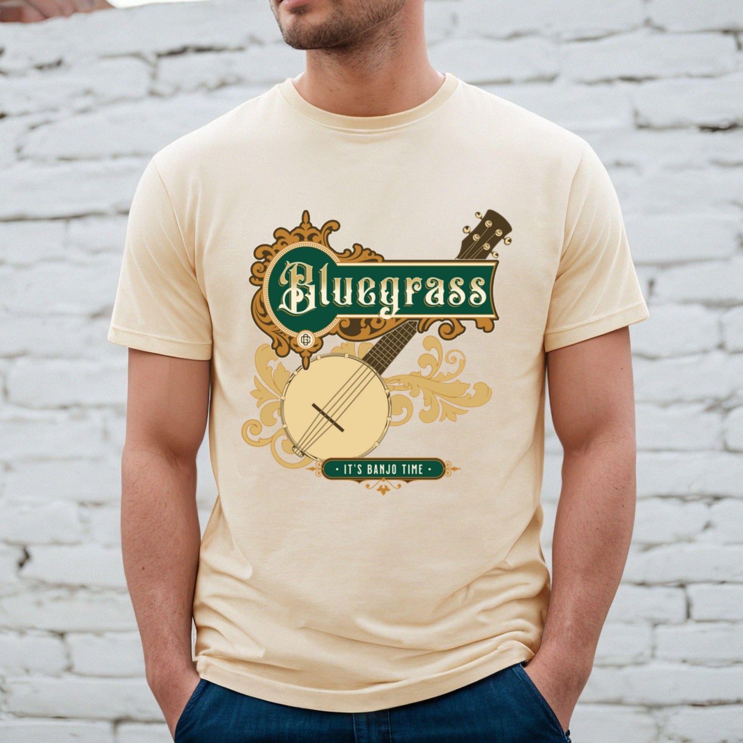 Bluegrass Shirt, Banjo Tshirt, Country Music Shirt, Country Shirt, Southern T-Shirt, Music Shirt, Musician Gifts for Him