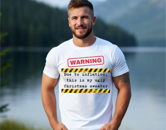 Warning Inflation Shirt, inflation t-Shirt, Funny Shirt, Dad Gift, Gifts for Dad, Mom Gift, Gifts for Mom