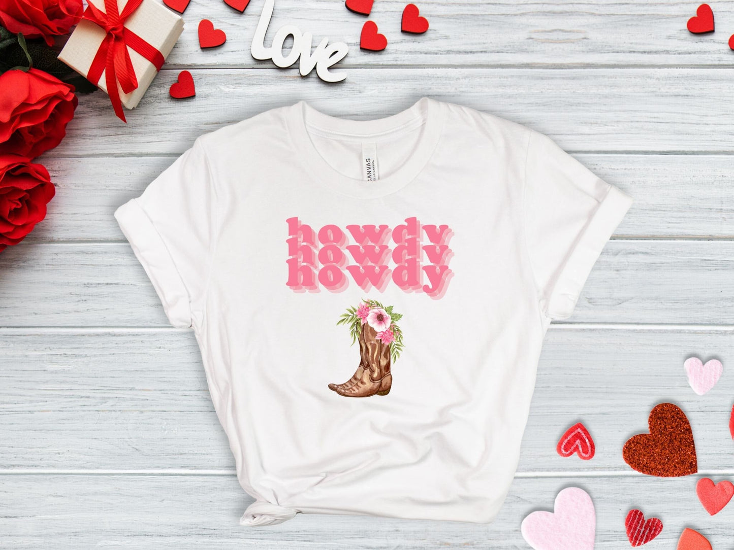 Cowgirl Bridal Party Shirts for Southern Country Western Bachelorette Party Gifts for Her - Say Howdy or Rowdy with these group shirts