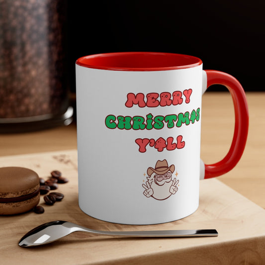 Merry Christmas Yall Mug, Christmas Coffee Cup, Christmas Mug, Holiday Mug, Christmas Gift, Mom Christmas Gift, Mom Gift, Dad Gift,