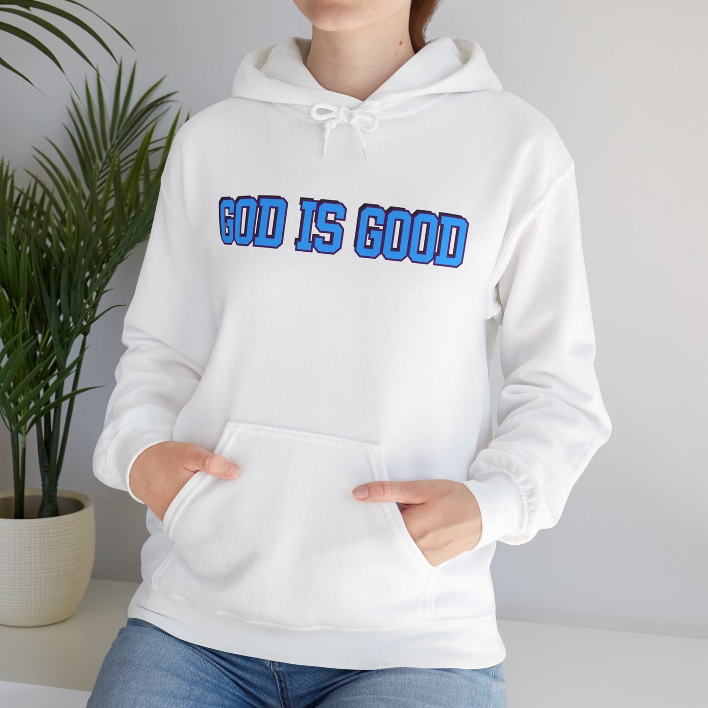 God is Good Hoodie Bible Verse Sweatshirt with Inspirational Quotes Shirt for Gift