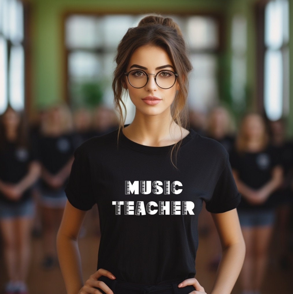 Music Teacher Shirt, Piano Teacher T-Shirt, Teacher Appreciation Gift, Back to School Tee, Musician Gifts