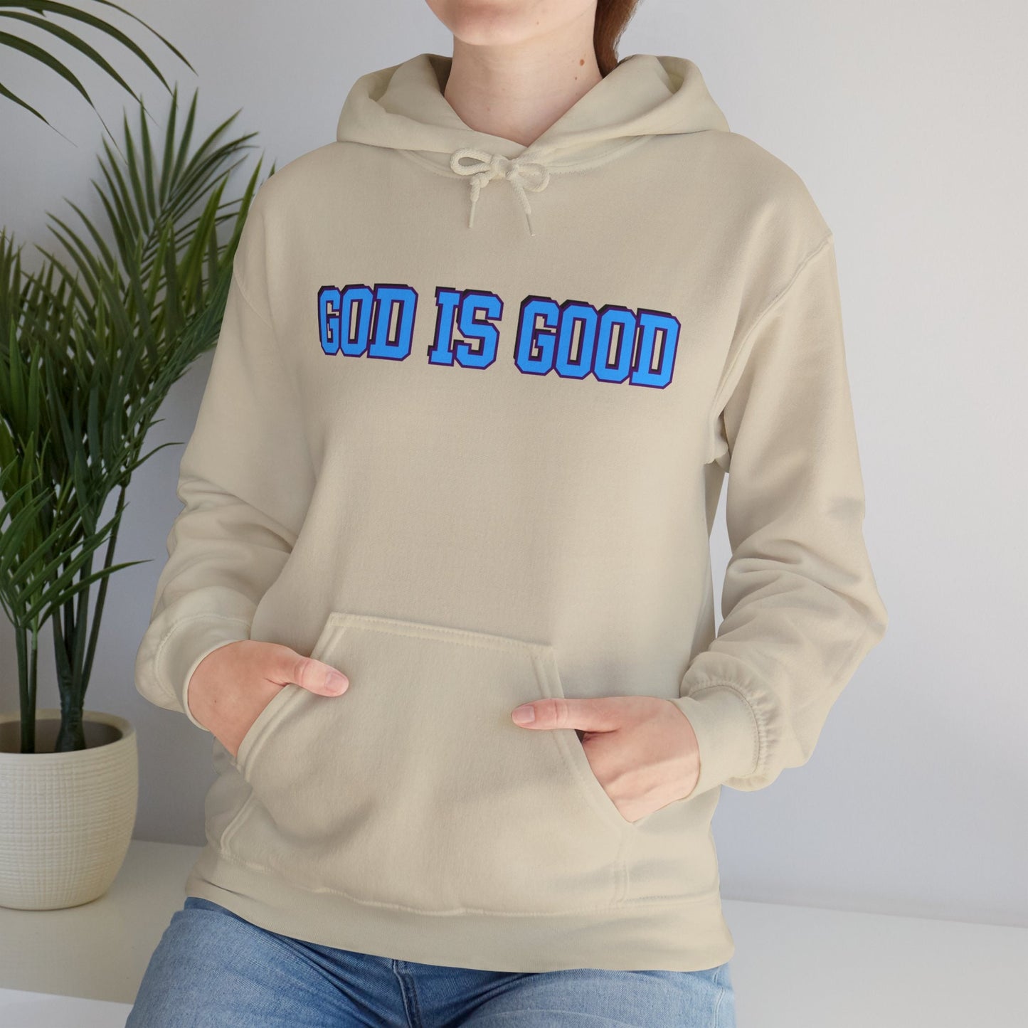 God is Good Hoodie Bible Verse Sweatshirt with Inspirational Quotes Shirt for Gift