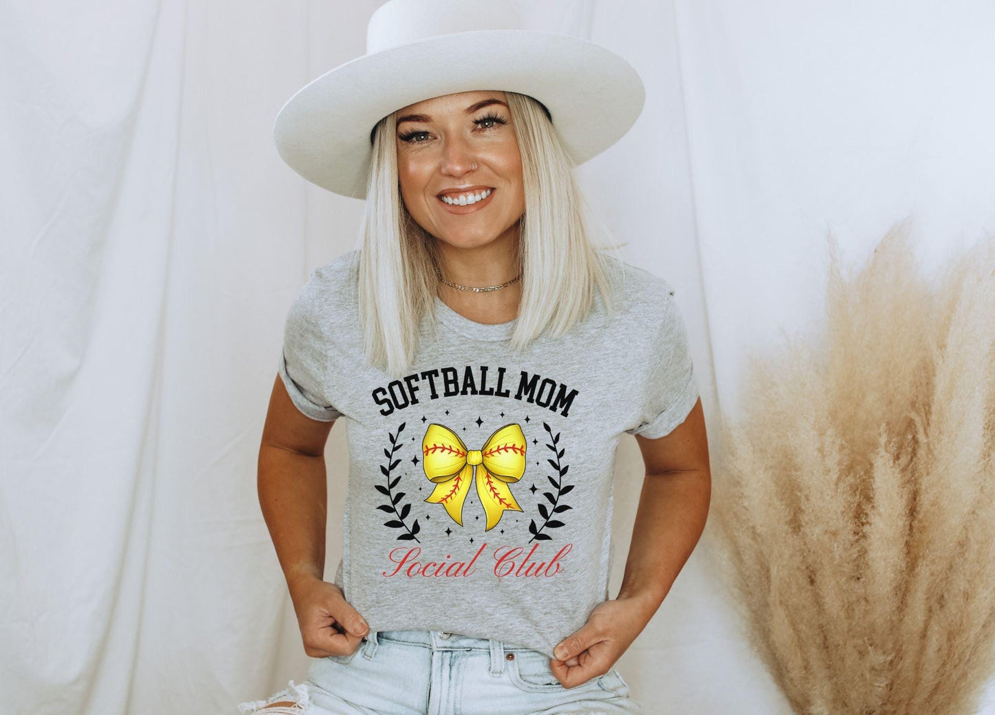 Softball Mom Social Club Shirt, Baseball Mom Tee, Softball Fan T-Shirt, Sports Mom Gift, Team Mom Shirt, Softball Player Mom Top