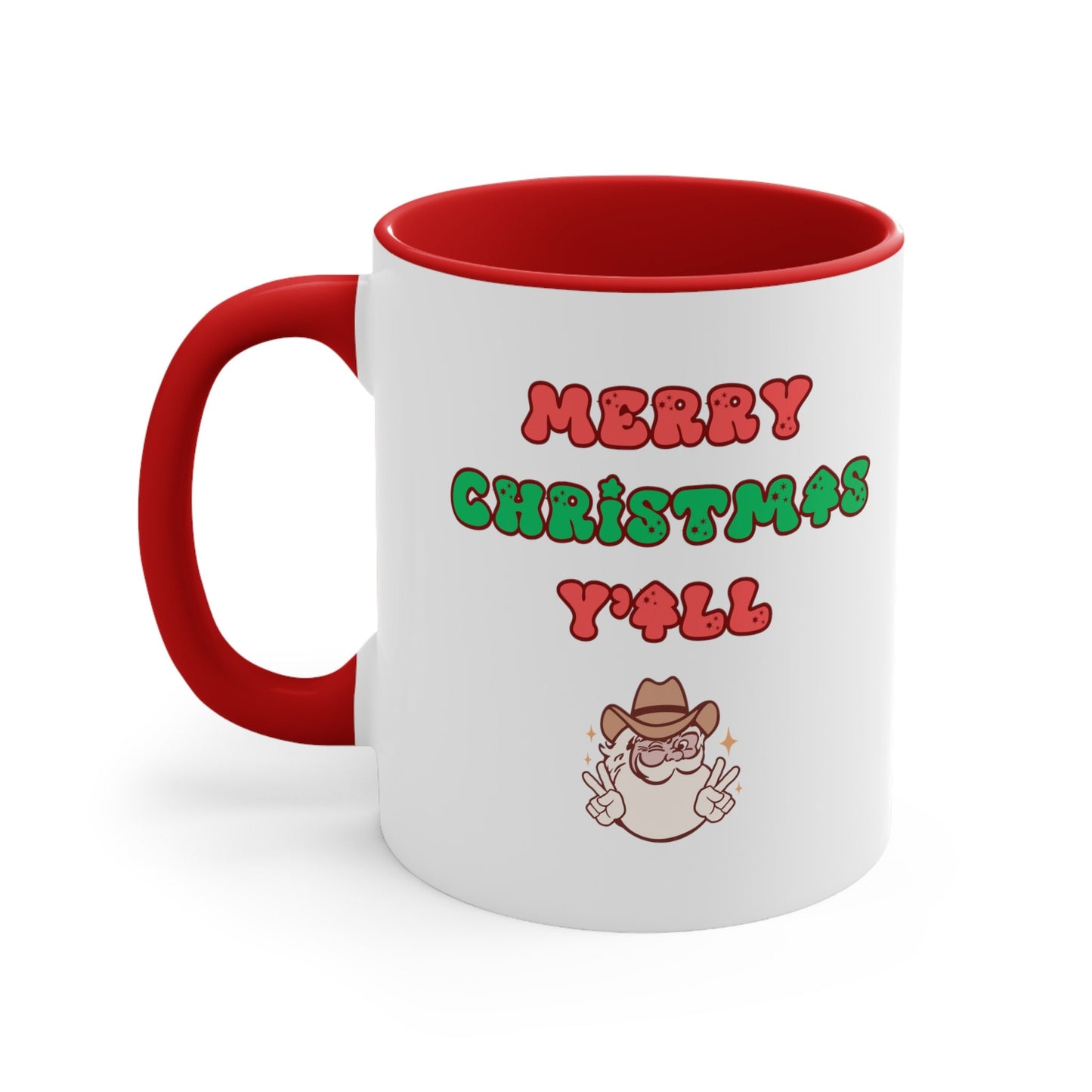 Merry Christmas Yall Mug, Christmas Coffee Cup, Christmas Mug, Holiday Mug, Christmas Gift, Mom Christmas Gift, Mom Gift, Dad Gift,