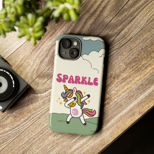 Phone Case, Cute Unicorn Cell Phone Case, Unique Rainbow Phone Cover for iPhone 15 14 13 12 11 Ultra Samsung Galaxy, Funny Gifts for Her