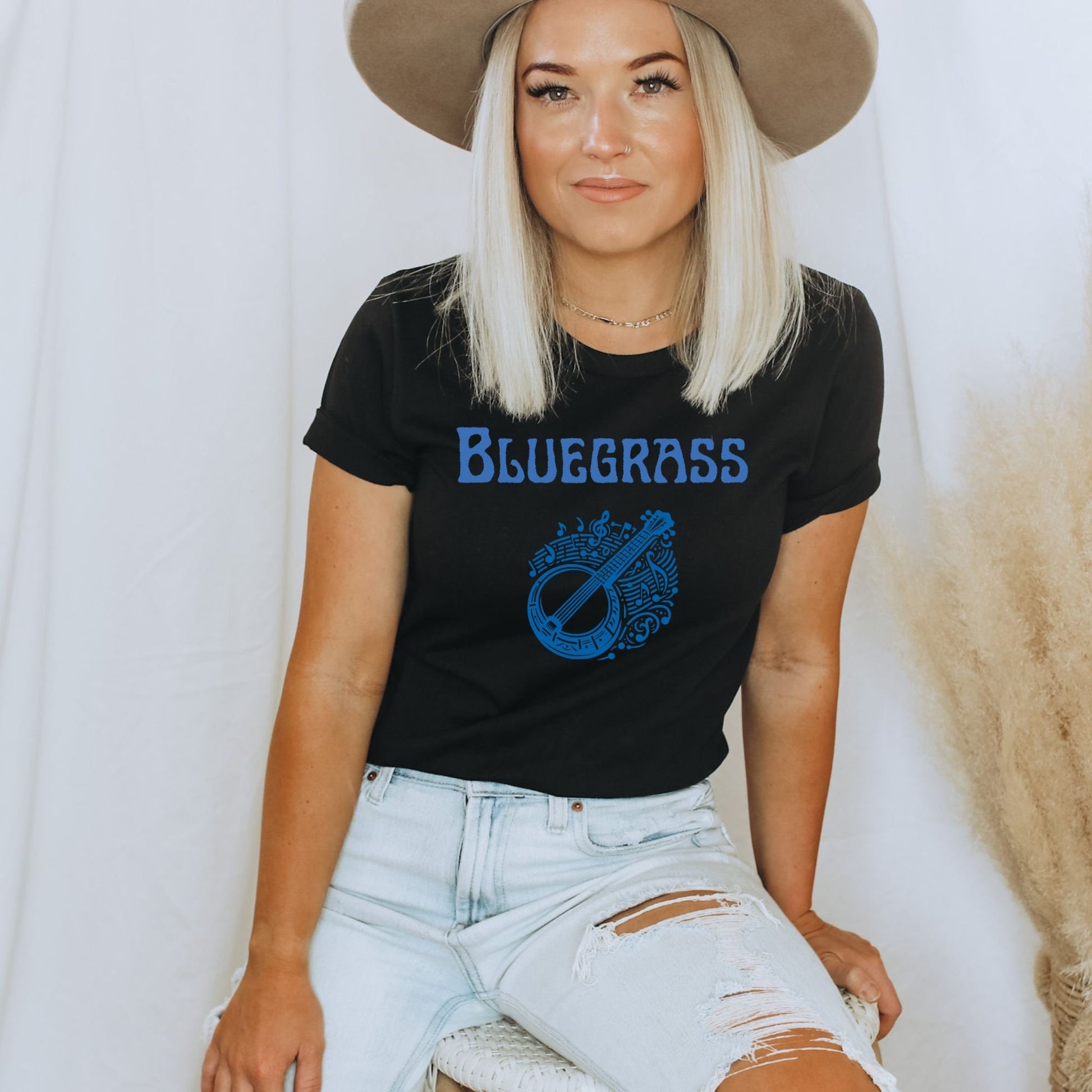 Bluegrass Shirt, Banjo Tshirt Unique Bluegrass Tee with Eye-Catching Banjo Graphic, Gifts for Him, Gifts for Her, Mountain Music, Country